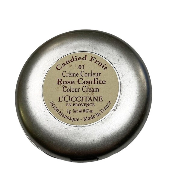 L’Occitane Candied Fruit Lip Balm • Rose Confite 01 • 0.07 oz • NOS - Picture 2 of 3